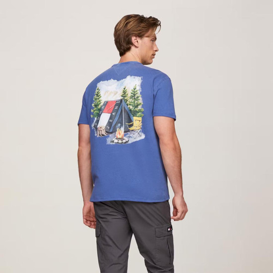 Tommy Hilfiger Ανδρική κοντομάνικη μπλούζα Logo Crew Neck T-Shirt
